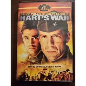 Hart's War (DVD, 2002), Bruce Willis, Colin Farrell, Widescreen, Excellent Cond